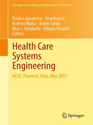 cover image of Health Care Systems Engineering